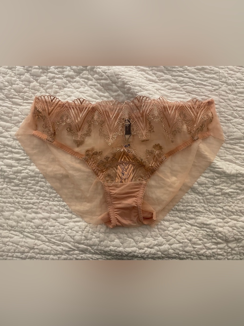 Fortuna High Cut Briefs - Vintage Peach